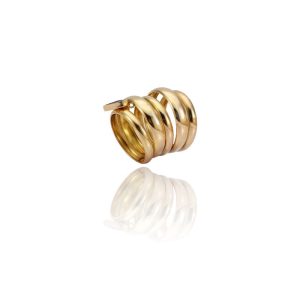 Anel Coração Londres Zirk em Ouro 18K