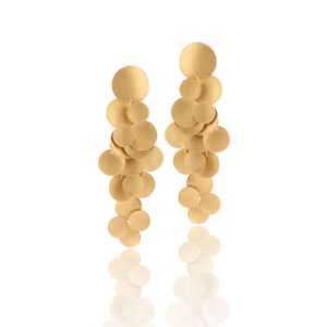 Brinco Disco em Ouro 18K