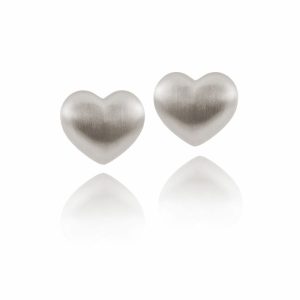 Brinco Coração Liz Fosco 1,5 cm em Ouro 18K