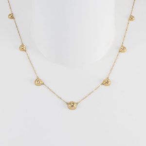 Choker Bolinha em Ouro 18K