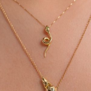 Pingente Fidi Serpente em Ouro 18K