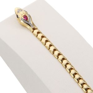 Pulseira Fidi Serpente em Ouro 18K
