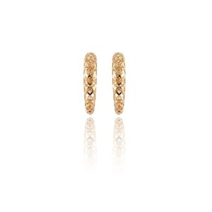 Brinco Argola Filigrana em Ouro 18K